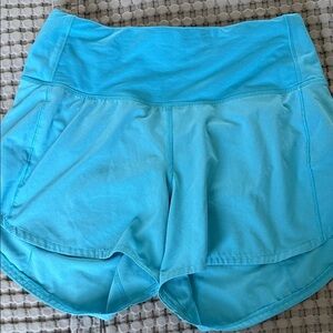 lululemon athletica Light Blue Athletic Shorts